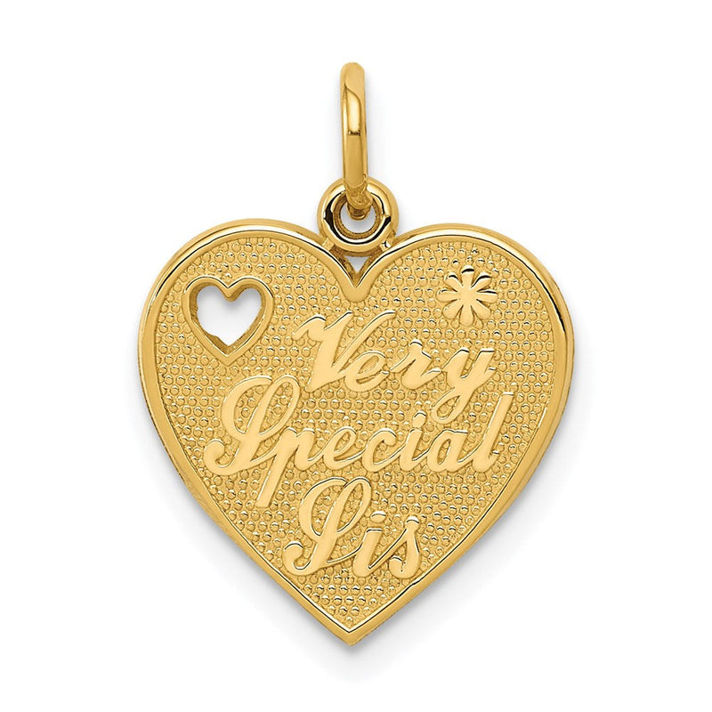 14K Gelbgold Charm „VERY SPECIAL SIS“