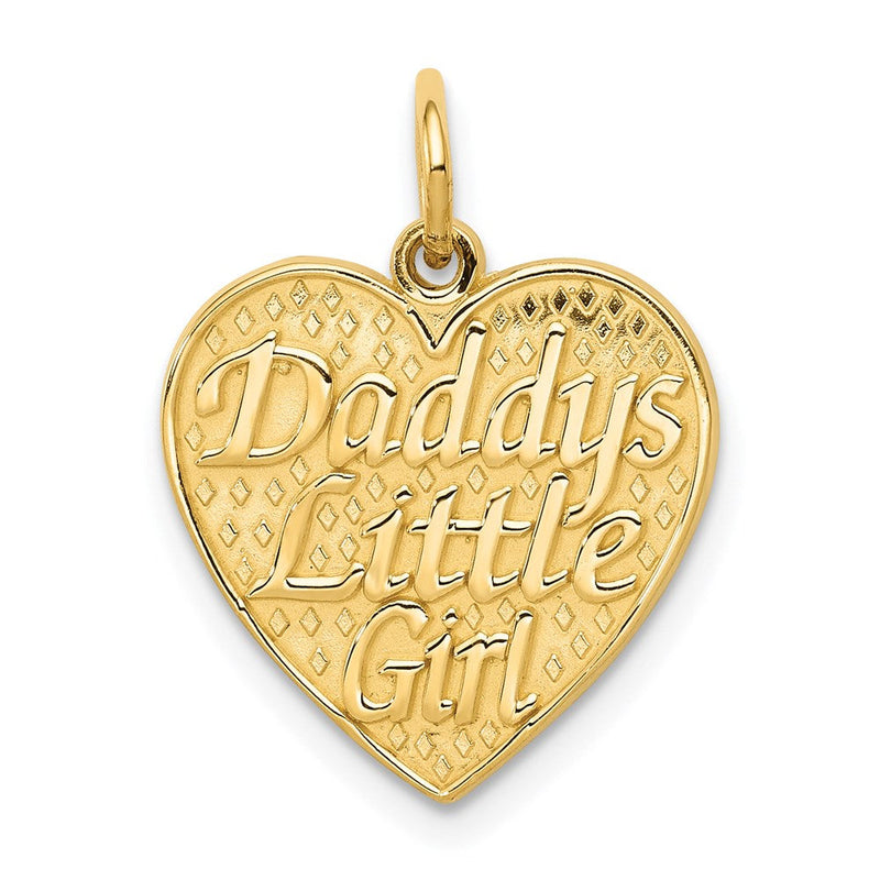 14K Gelbgold Charm „DADDYS LITTLE GIRL
