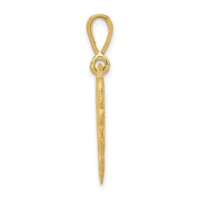 14K Gelbgold wendbarer Anhänger „FOR A SPECIAL GRANDMA“