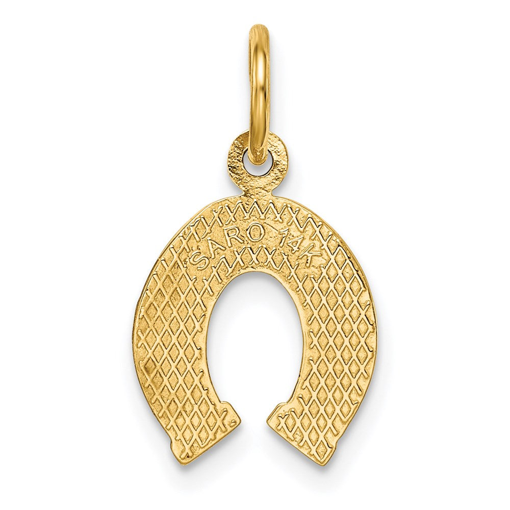 14K Gelbgold Hufeisen Charm