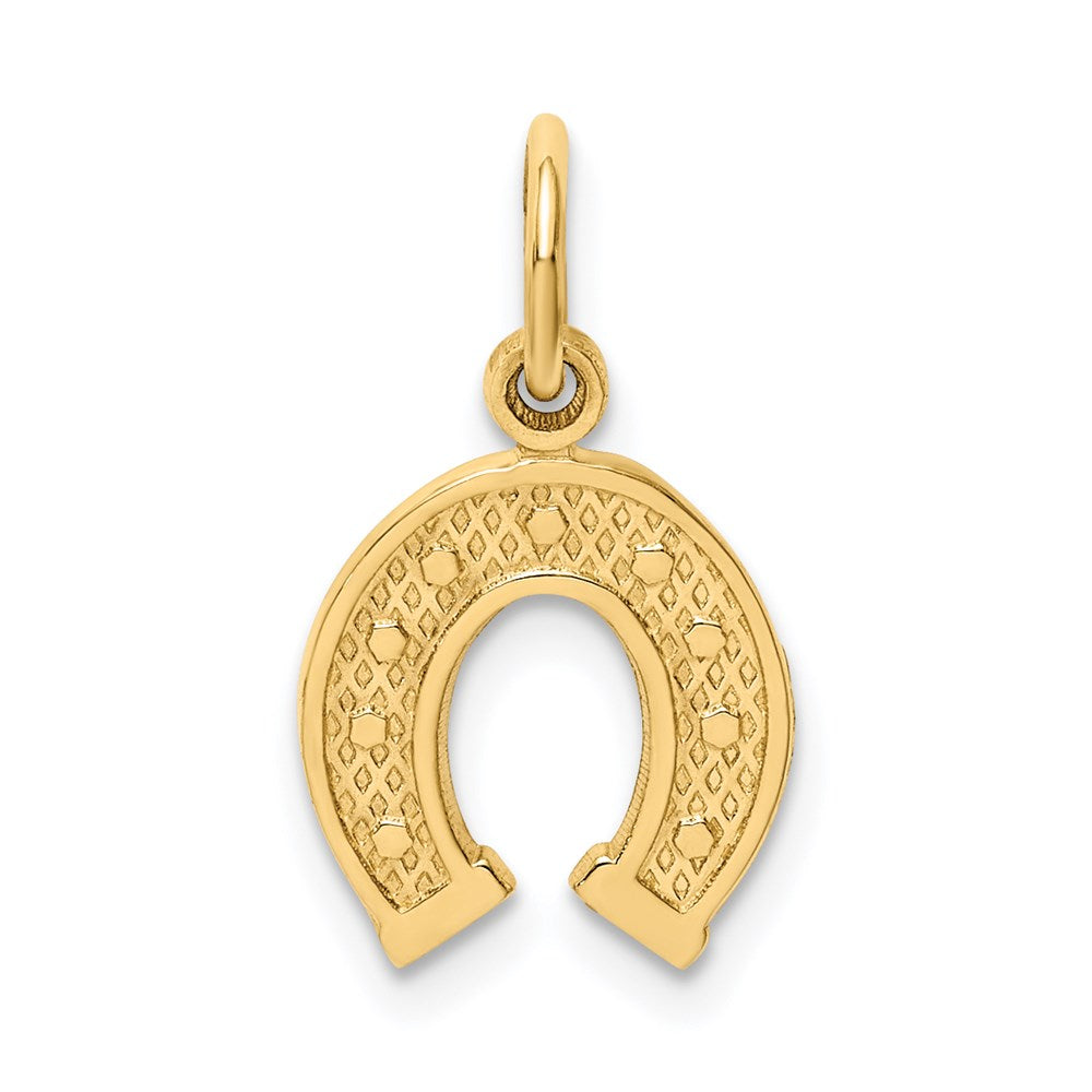 14K Gelbgold Hufeisen Charm