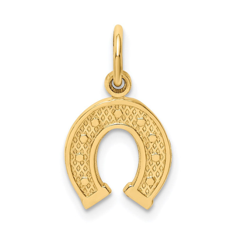 14K Gelbgold Hufeisen Charm