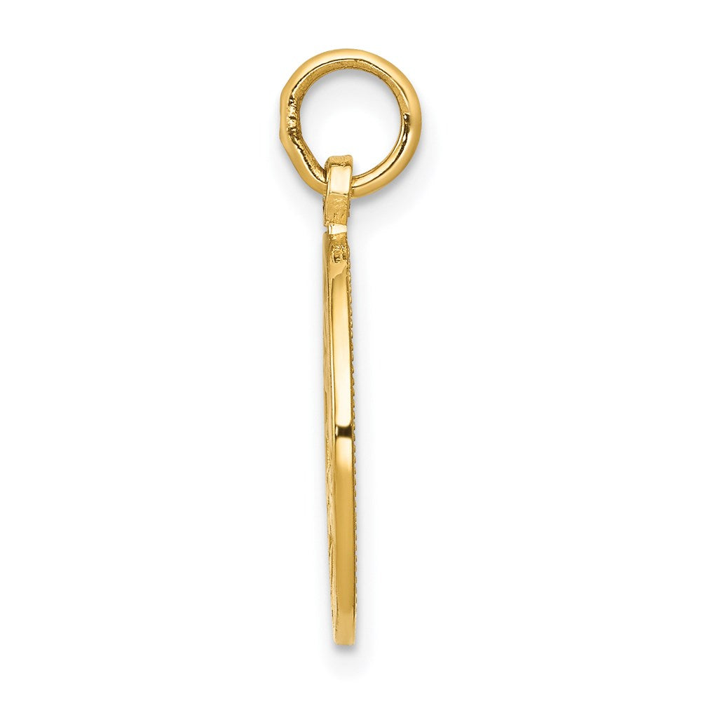 14 Karat Gelbgold Charm "HOCHSCHULABSCHLUSS