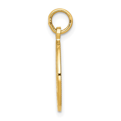 14 Karat Gelbgold Charm "HOCHSCHULABSCHLUSS