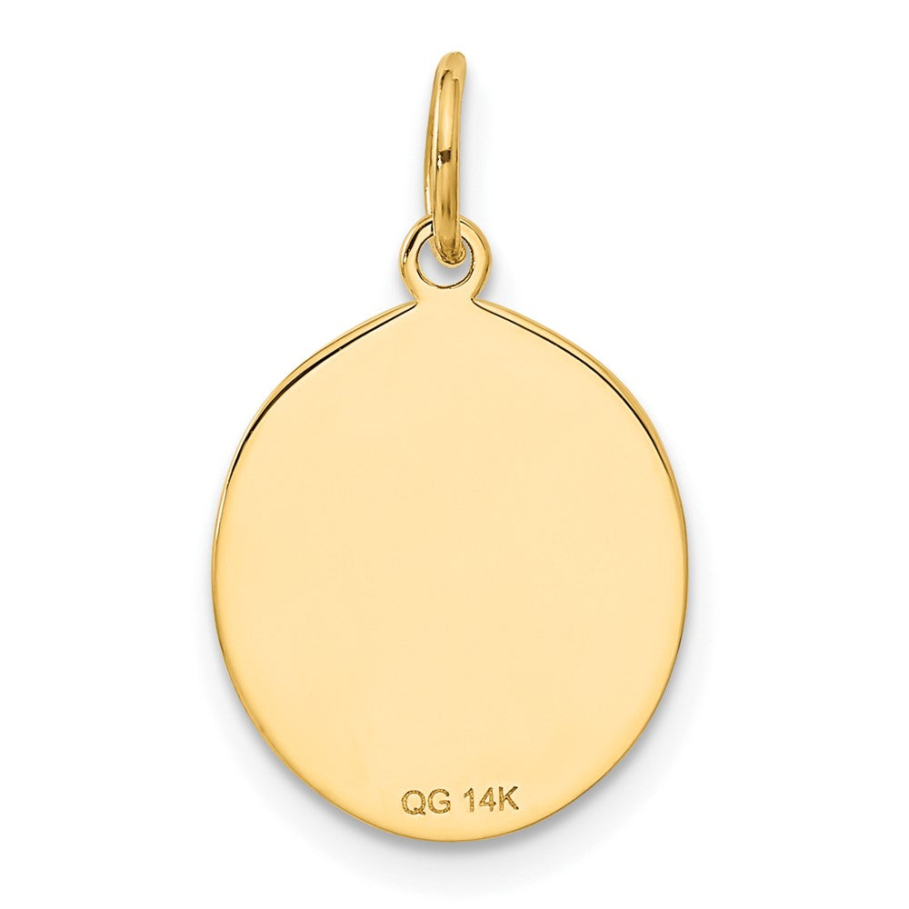 14 Karat Gelbgold Charm "HOCHSCHULABSCHLUSS