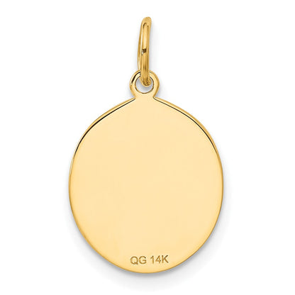 14 Karat Gelbgold Charm "HOCHSCHULABSCHLUSS