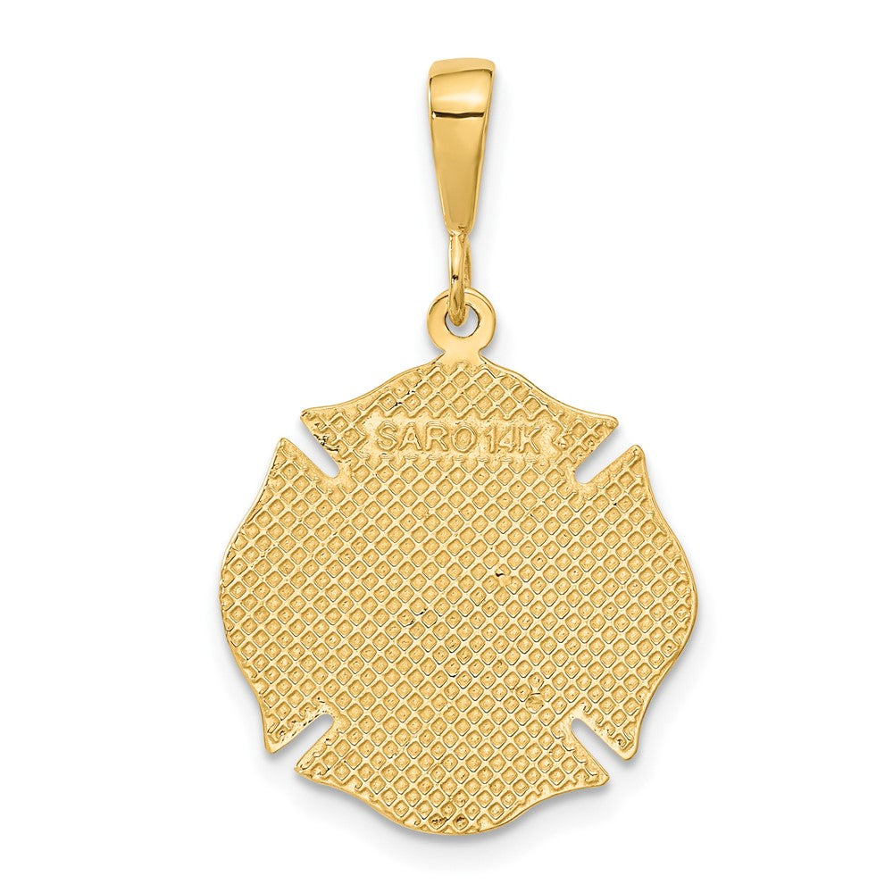 14K Gelbgold FEUERWEHR-RETTUNG-Anhänger
