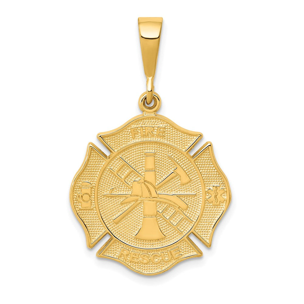 14K Gelbgold FEUERWEHR-RETTUNG-Anhänger