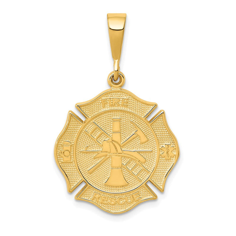 14K Gelbgold FEUERWEHR-RETTUNG-Anhänger