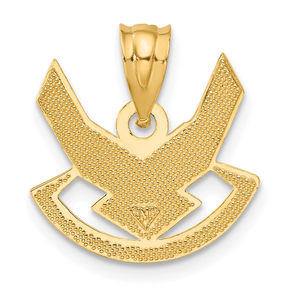 14 Karat Gelbgold Anhänger „U. S. AIR FORCE“