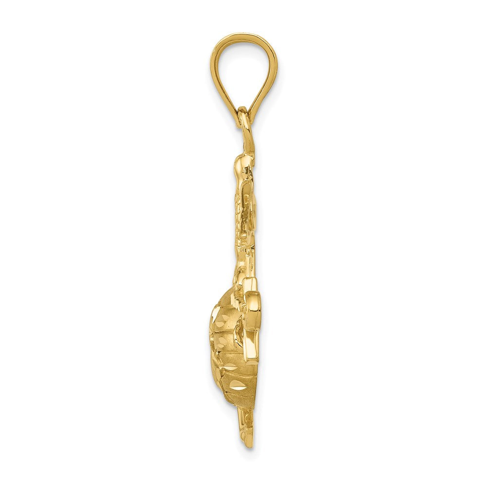14K Gelbgold Anhänger „U.S. Marine Corps“