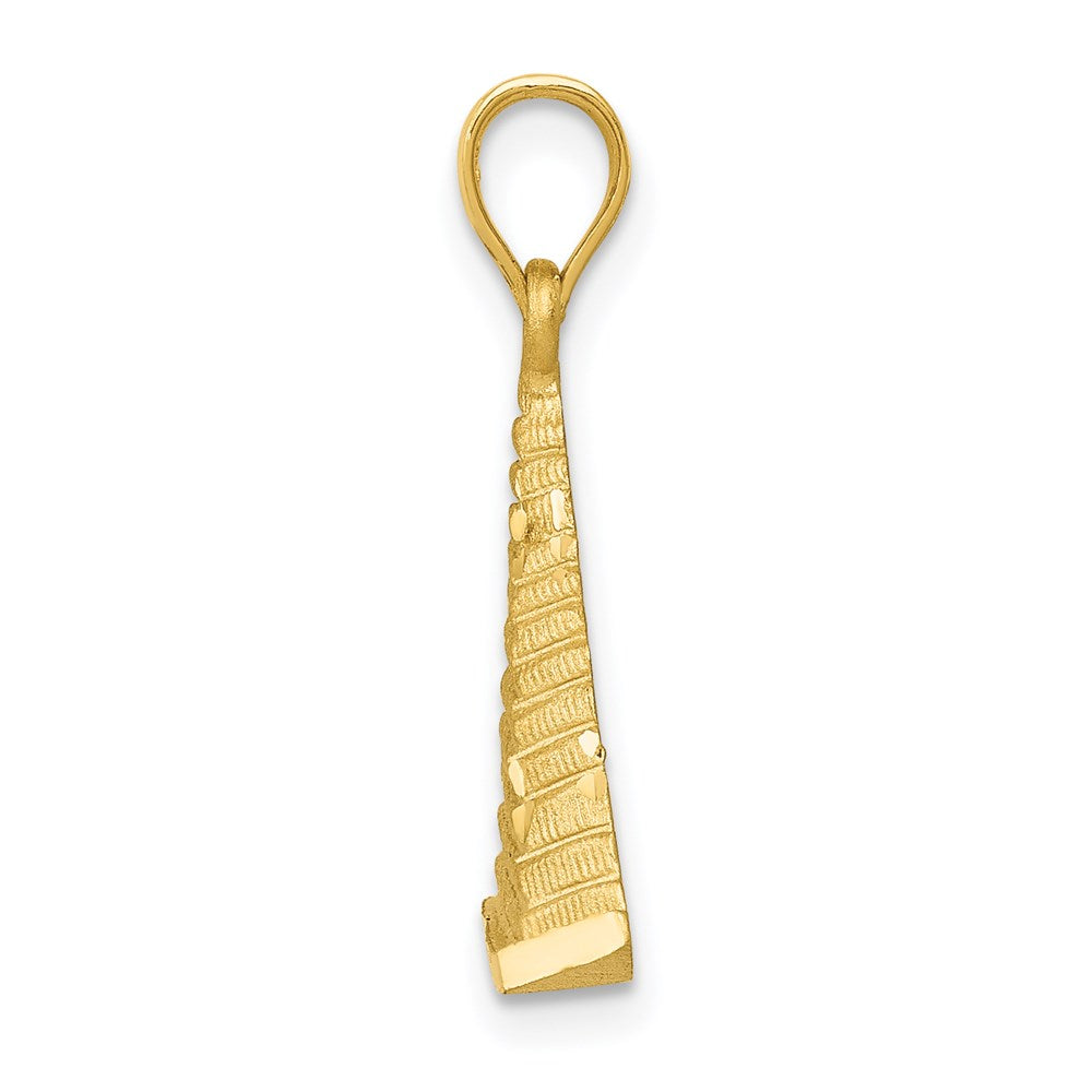 14K Gelbgold Pyramiden-Charm