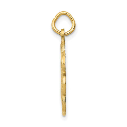 14K Gelbgold Charm „I LOVE DOGS“