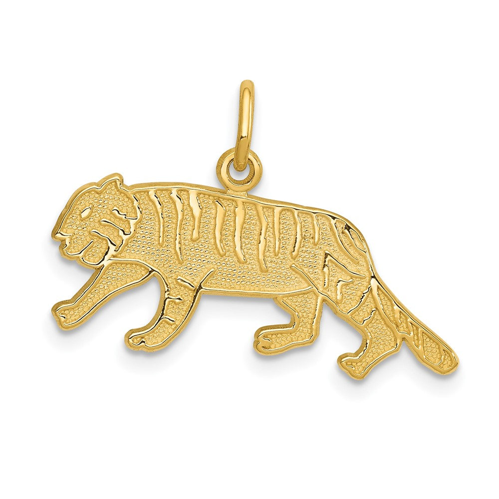 14K Gelbgold Tiger Charm