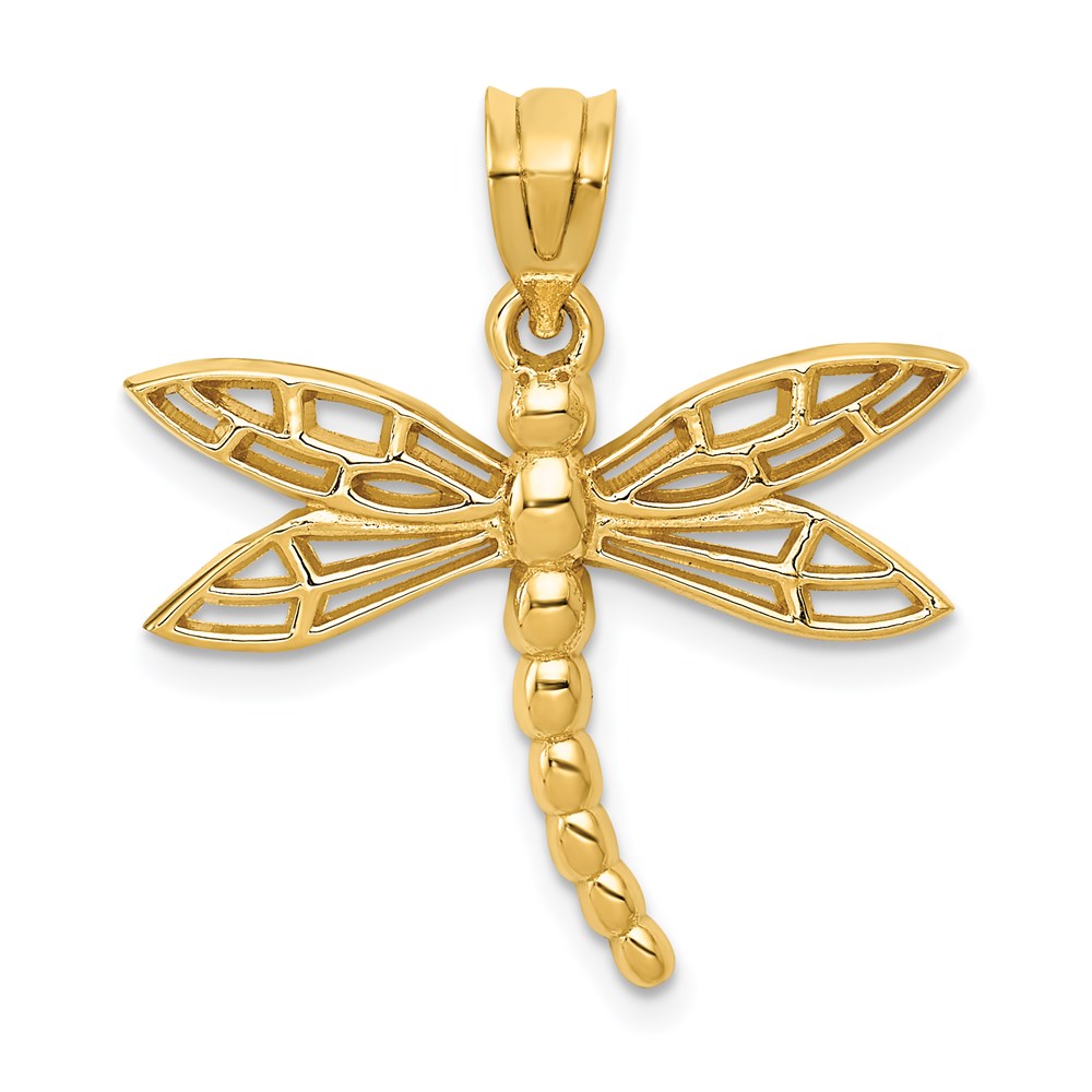 14K Gelbgold Libellen-Charm