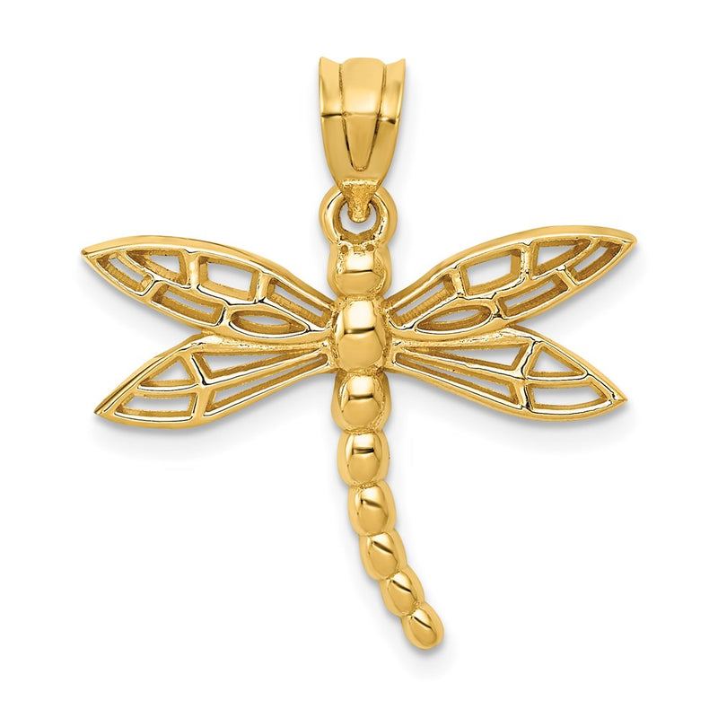14K Gelbgold Libellen-Charm