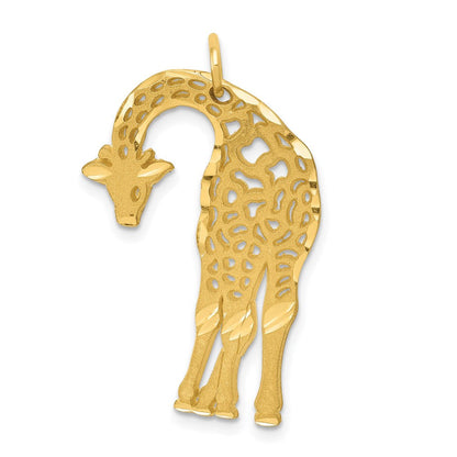 14K Gelbgold Giraffen-Charm