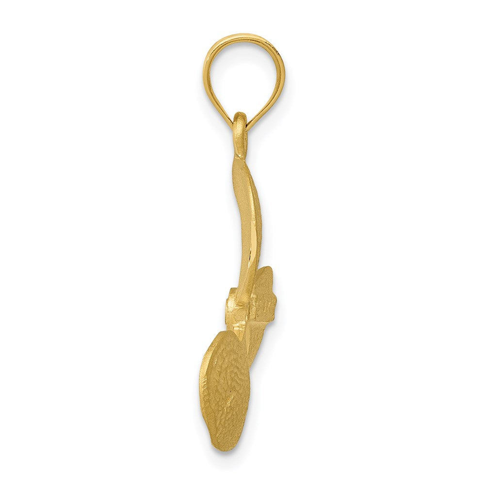 14K Gelbgold Propeller-Anhänger