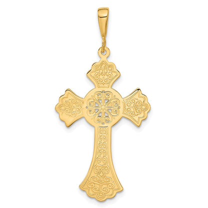 14K Gelbgold Keltisches Kreuz Anhänger