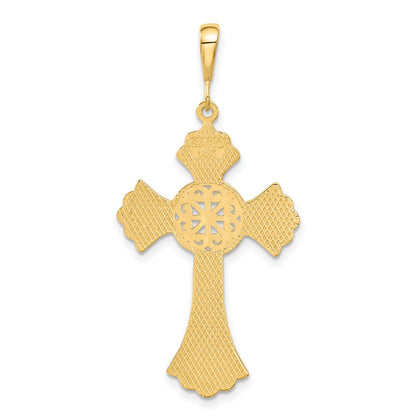 14K Gelbgold Keltisches Kreuz Anhänger