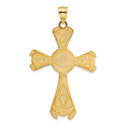 14K Gelbgold Keltisches Kreuz Anhänger