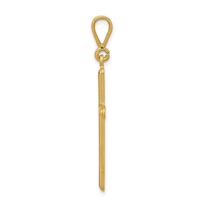 14K Gelbgold Kreuzanhänger