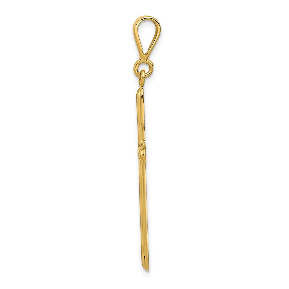 14K Gelbgold Kreuzanhänger