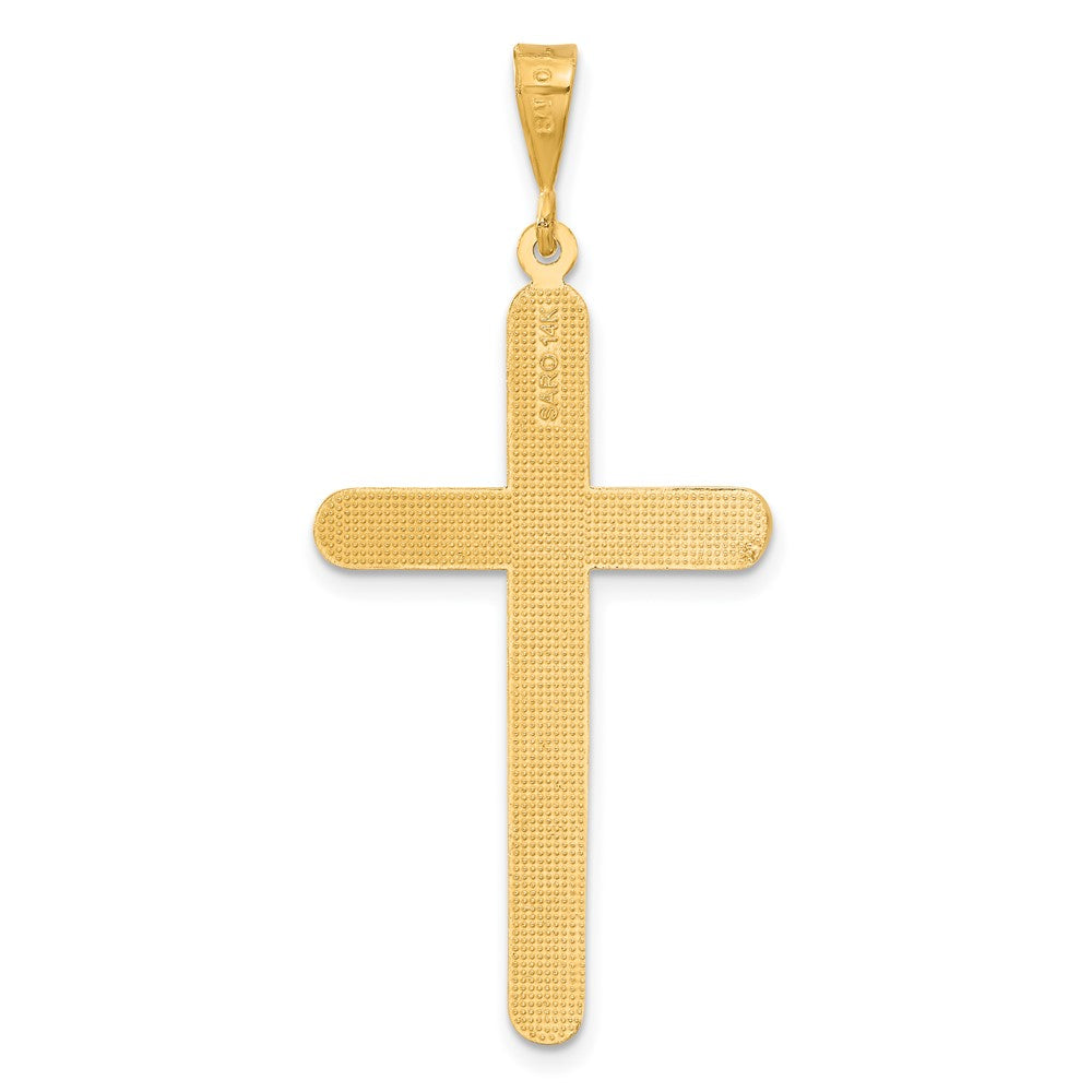 Kreuzanhänger aus 14K Gelbgold