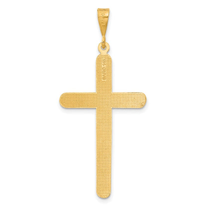 Kreuzanhänger aus 14K Gelbgold