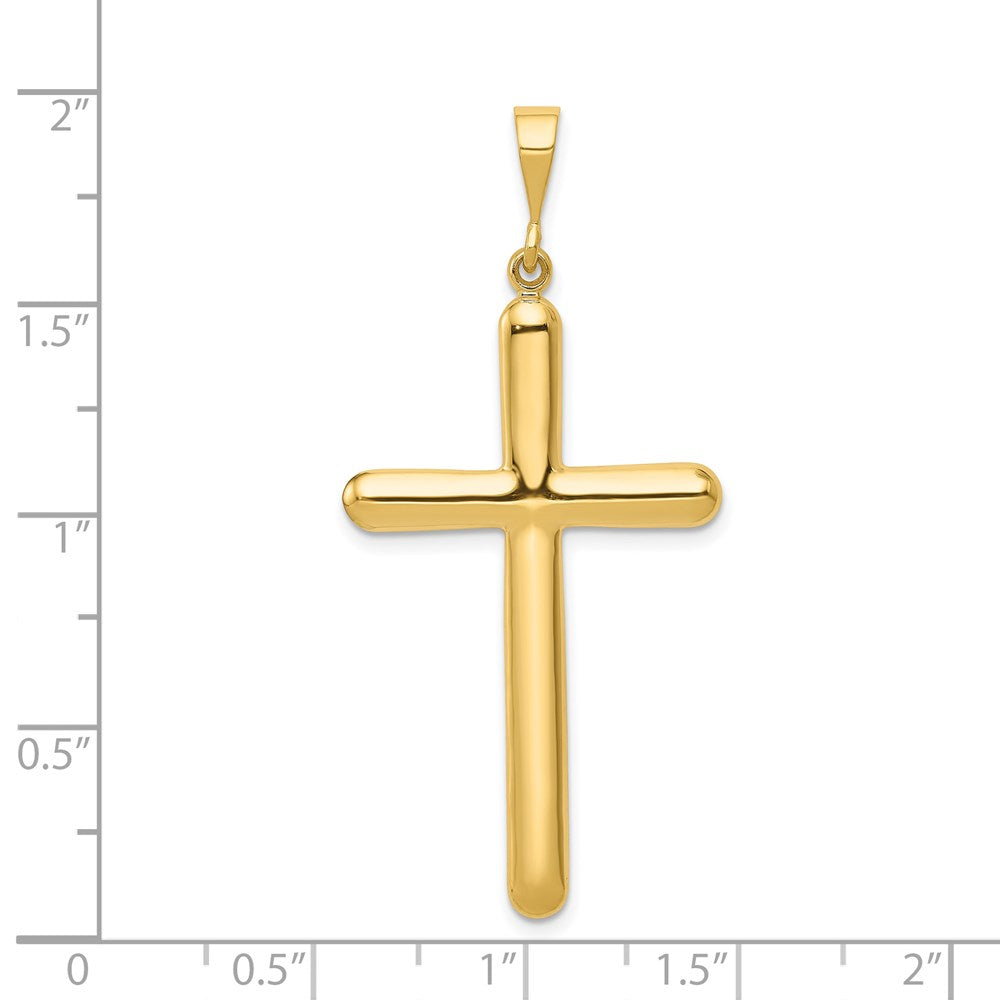 Kreuzanhänger aus 14K Gelbgold