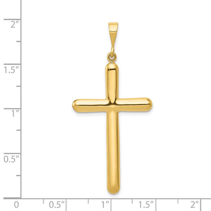 Kreuzanhänger aus 14K Gelbgold
