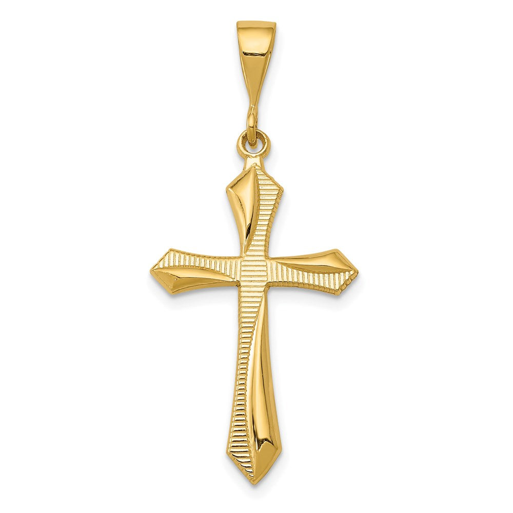 14K Gelbgold Passionskreuz-Anhänger