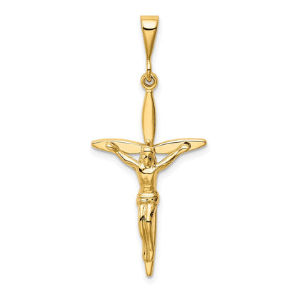 14K Gelbgold Passionskreuz-Anhänger