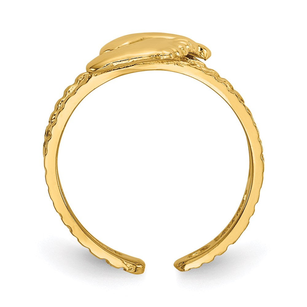 14K Gelbgold Fuß-Zehenring