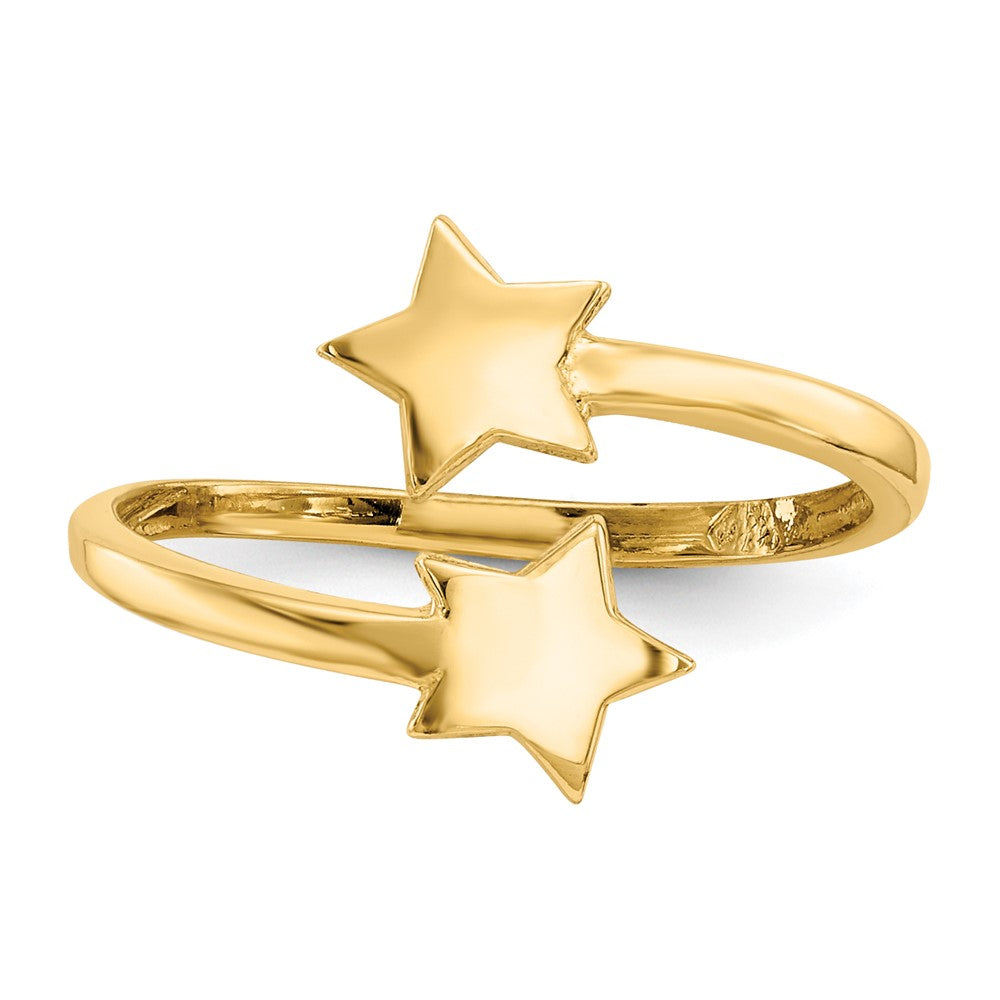 14K Gelbgold Stern Zehenring