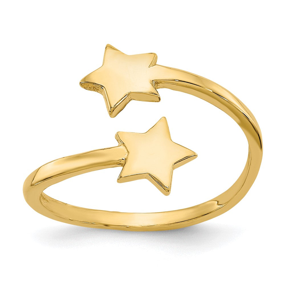14K Gelbgold Stern Zehenring