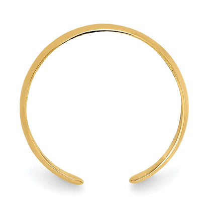 14K Gelbgold Hoch Poliert Zehenring