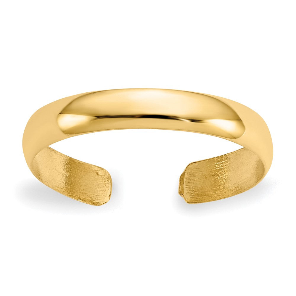 14K Gelbgold Hoch Poliert Zehenring