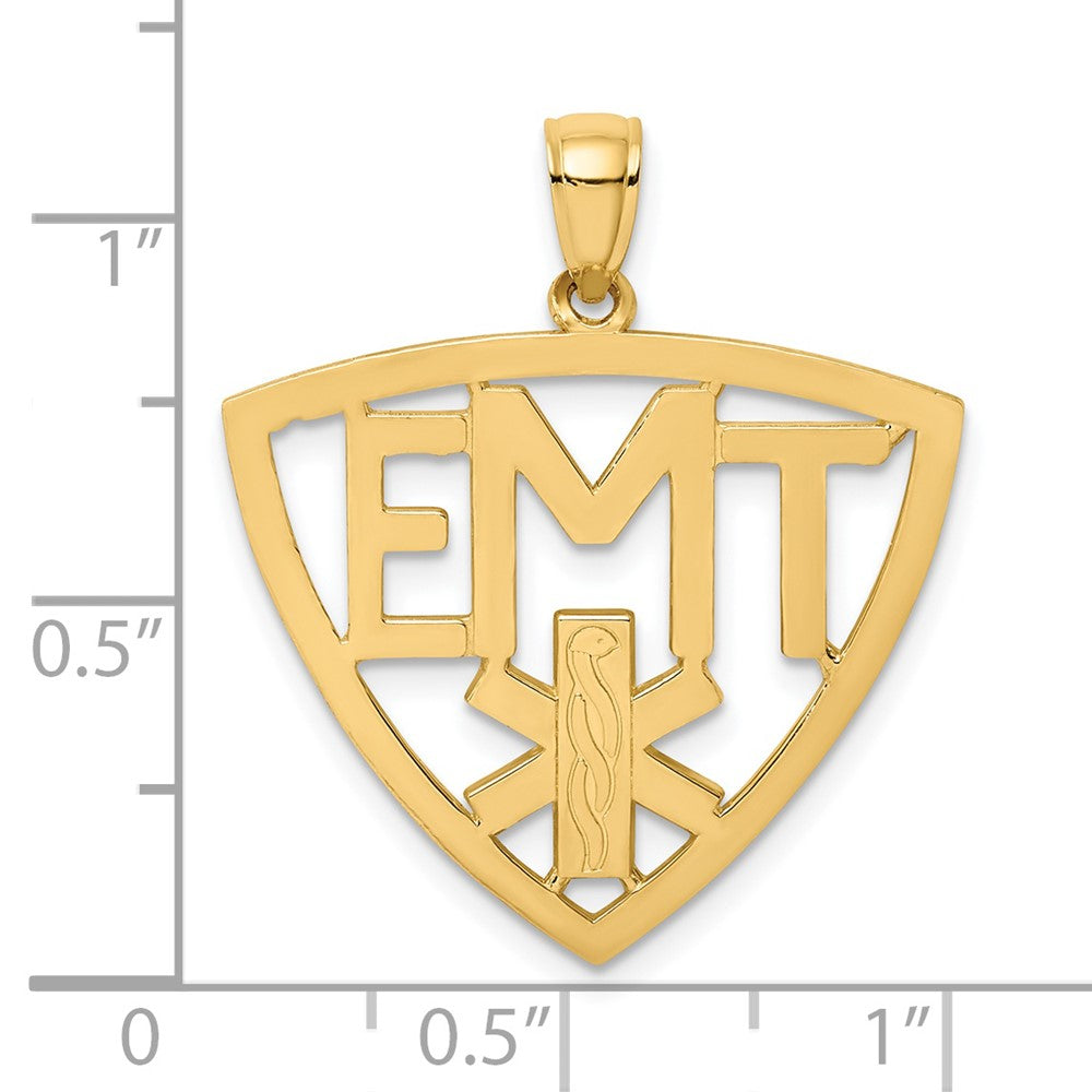 14K Gelbgold Rettungssanitäter-Charm
