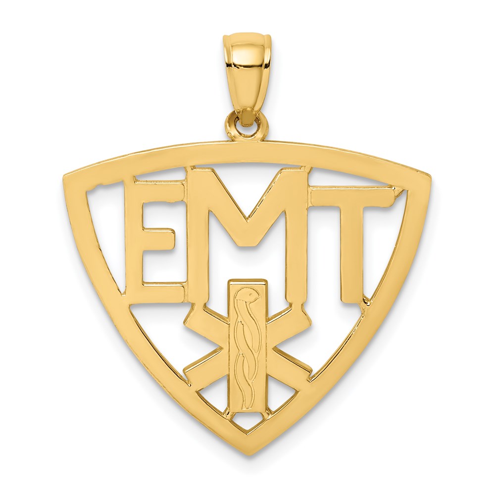 14K Gelbgold Rettungssanitäter-Charm