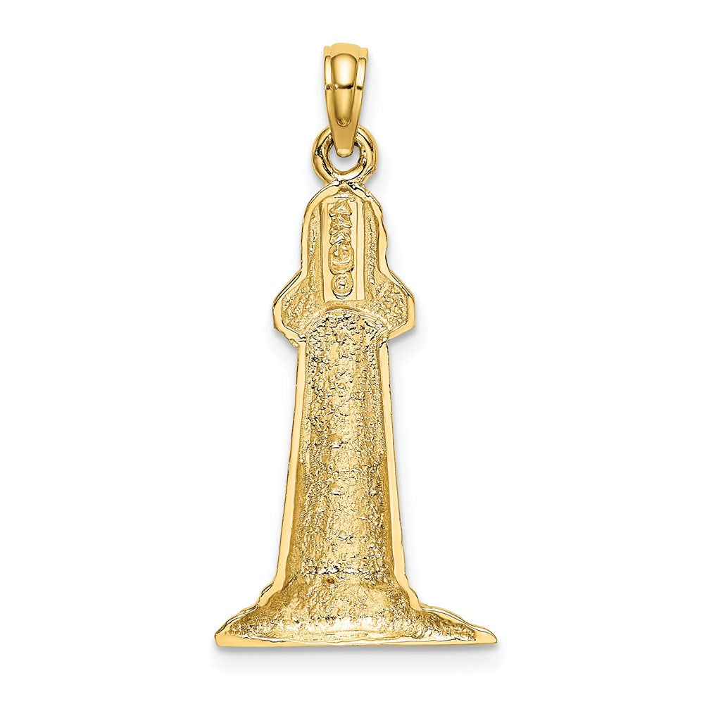 14K Gelbgold Leuchtturm-Charm