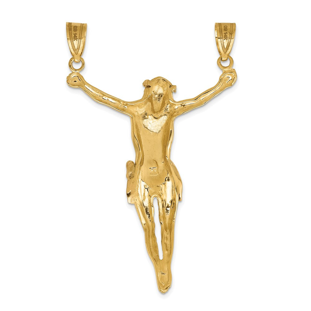 14K Bicolor Gold Korpus-Anhänger