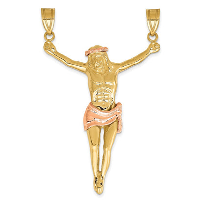 14K Bicolor Gold Korpus-Anhänger