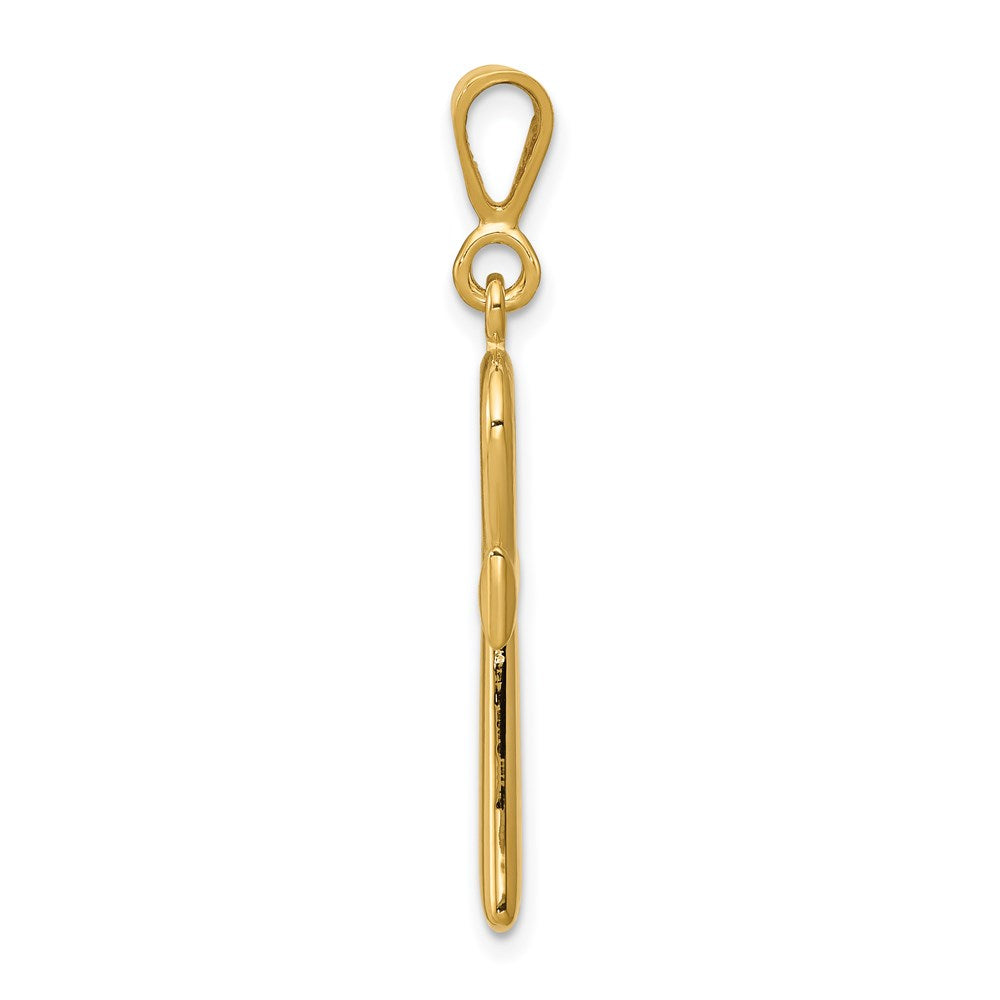 14 Karat Gelbgold Ägyptischer Ankh-Kreuz-Anhänger