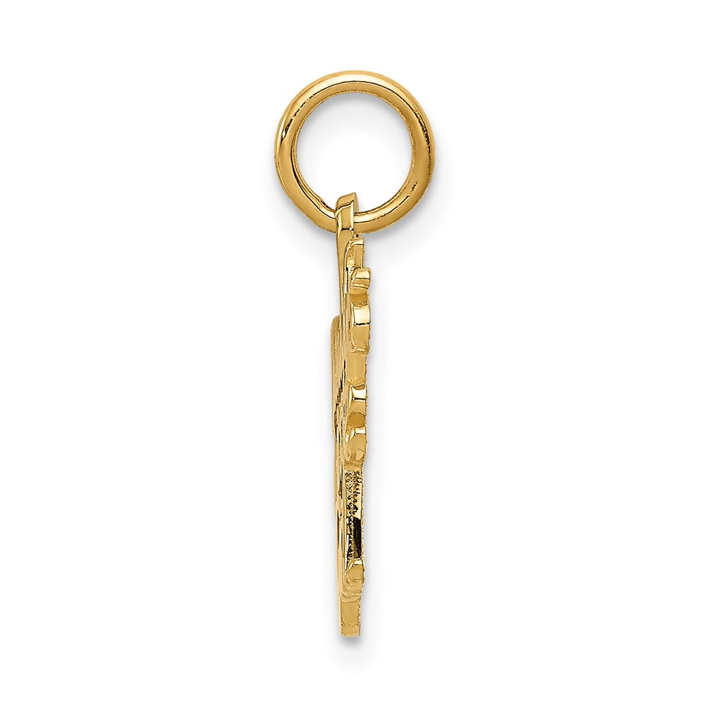 14K Gelbgold Daddys Little Mädchen Charm