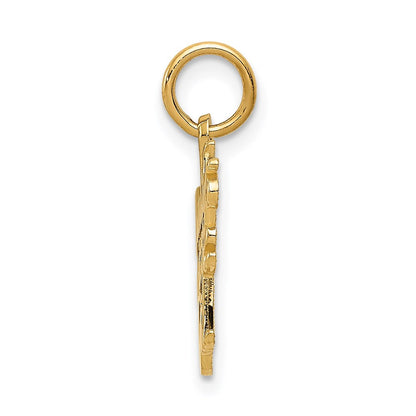 14K Gelbgold Daddys Little Mädchen Charm
