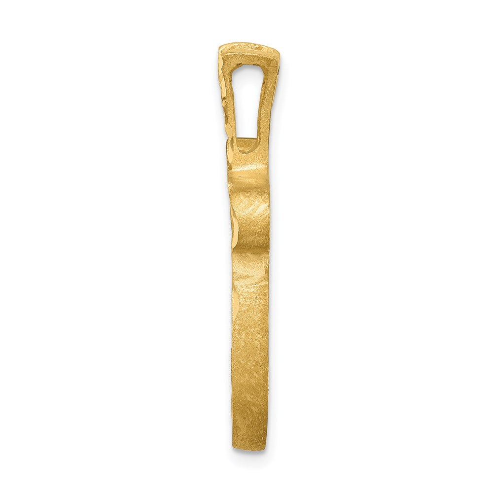 14K Gelbgold Chai-Anhänger mit Filigranarbeit