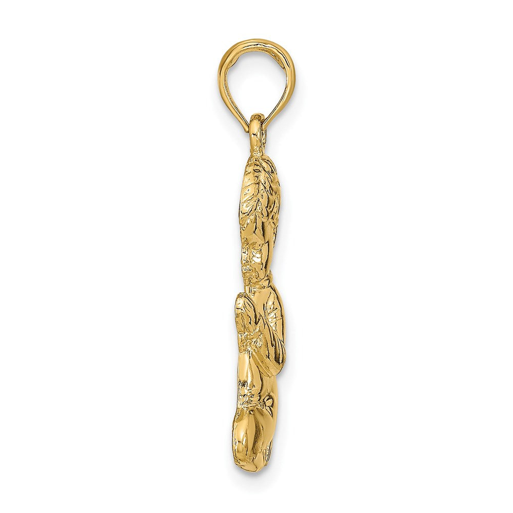 14K Gelbgold Anhänger „Betender Junge“