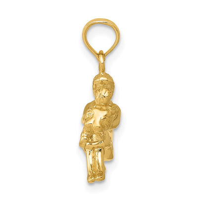 14K Gelbgold Anhänger „Mutter hält Kind“