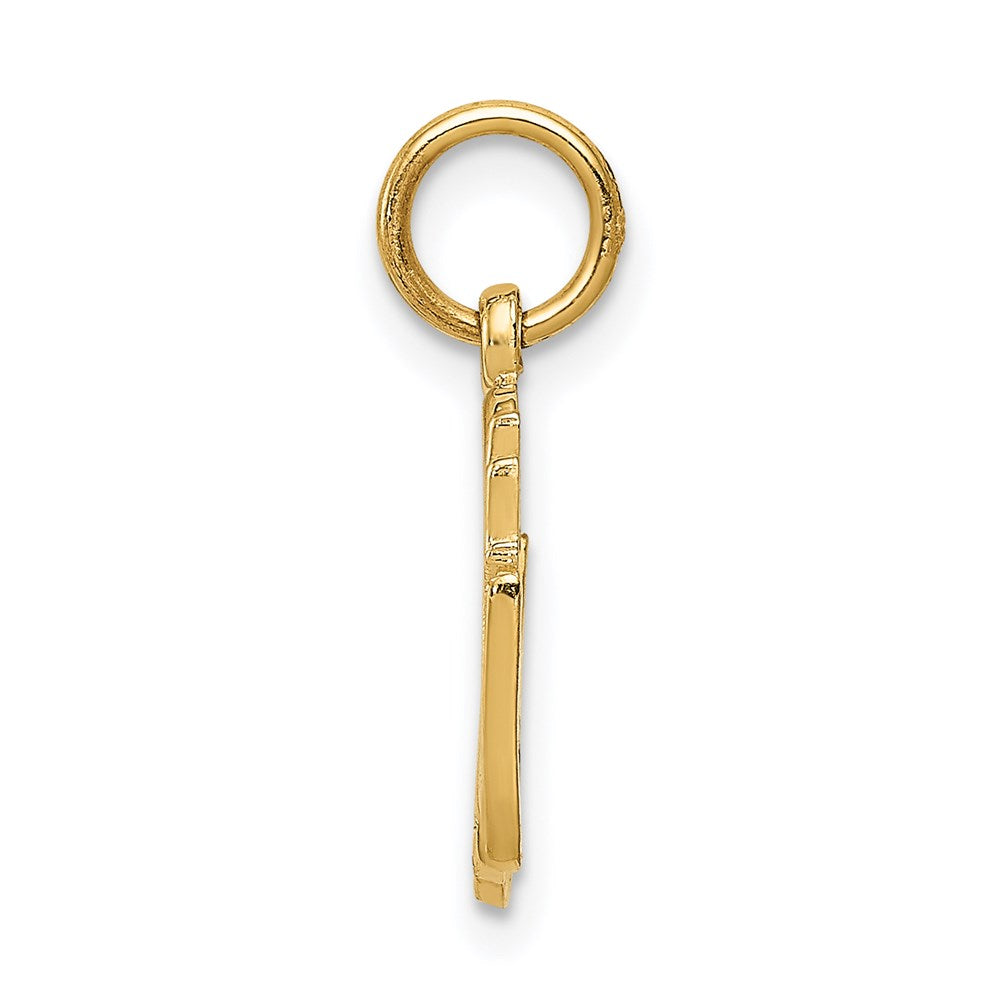 14K Gelbgold 50th Jahrestag Charm